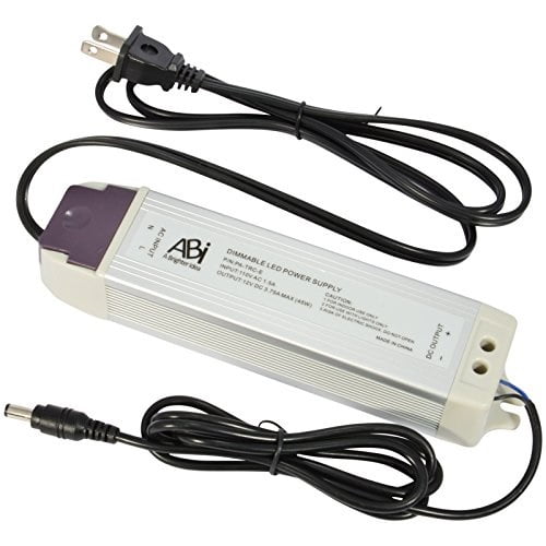 Compact White 12V LED Power Supply Driver with Dimmable Transformer