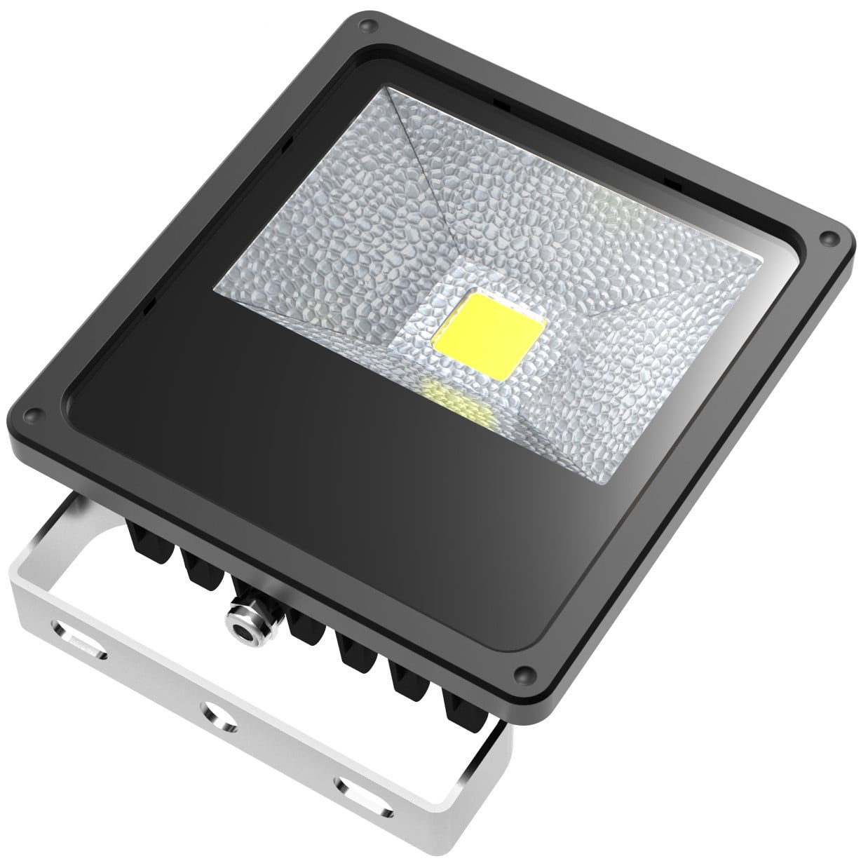 ABI 50W Low Voltage DC LED Flood Light Waterproof Landscape Security Lamp 5000lm 12V-24V with 10ft Cord (6000K Daylight White)