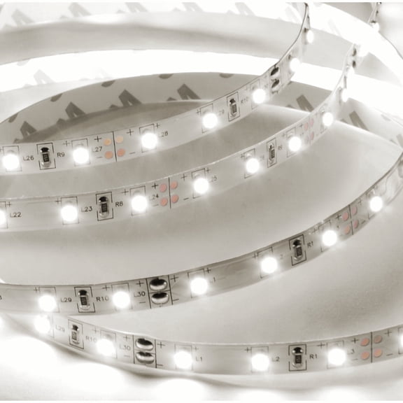 ABI Daylight White 4000K LED Strip Light, 300 LEDs, 5M / 16.4FT Spool, 12VDC (Adapter Not Included)