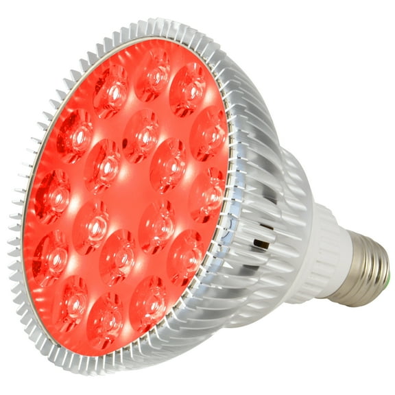 ABI True 26W Red 620-630nm PAR38 LED Grow Light Bulb with Active Cooling for Flowering