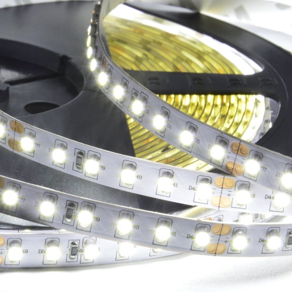 ABI Daylight White 6000K Double Density 1200 LED Flexible Light Strip, 120 LED / Meter, 10 Meters / 33 Feet, 24VDC (Adapter Not Included)