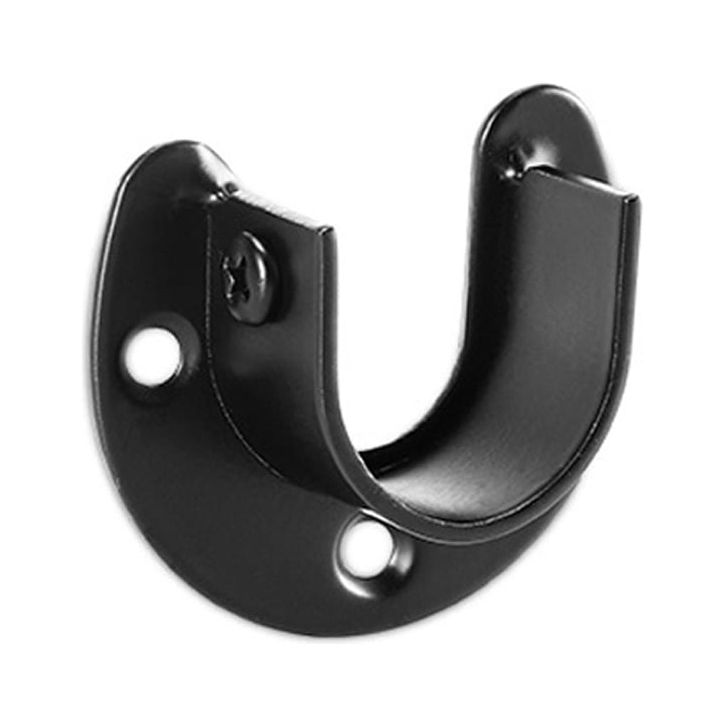 ABIDE Closet Pole Sockets Flange Rod Holder Heavy Duty Wardrobe Rail