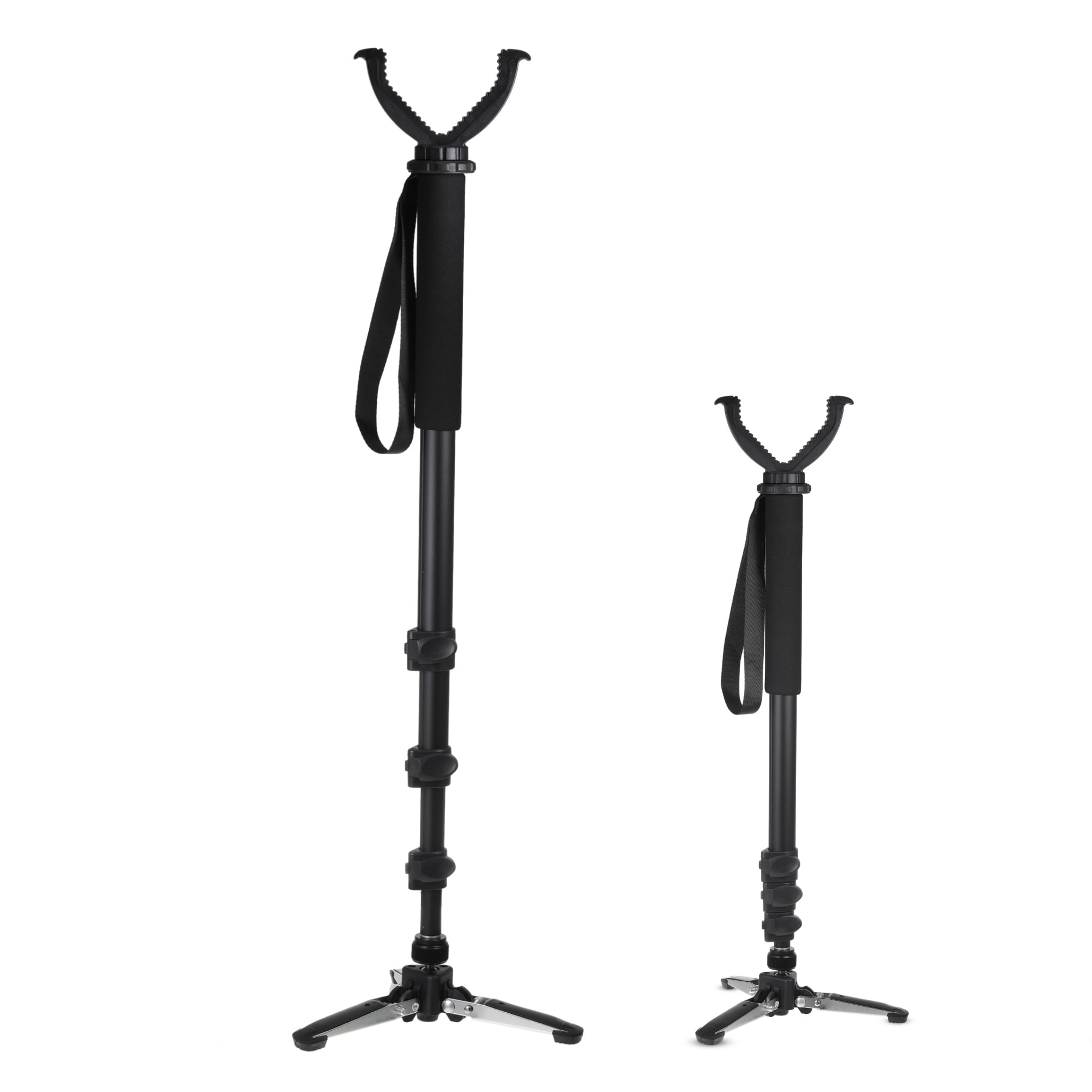 ABIDE Hunting Shooting Stick with Tripods Base & 360 Degree Rotate V