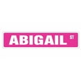 thumbnail image 1 of ABIGAIL Street Sign Childrens Name Room Sign | Indoor/Outdoor |  30" Wide, 1 of 5