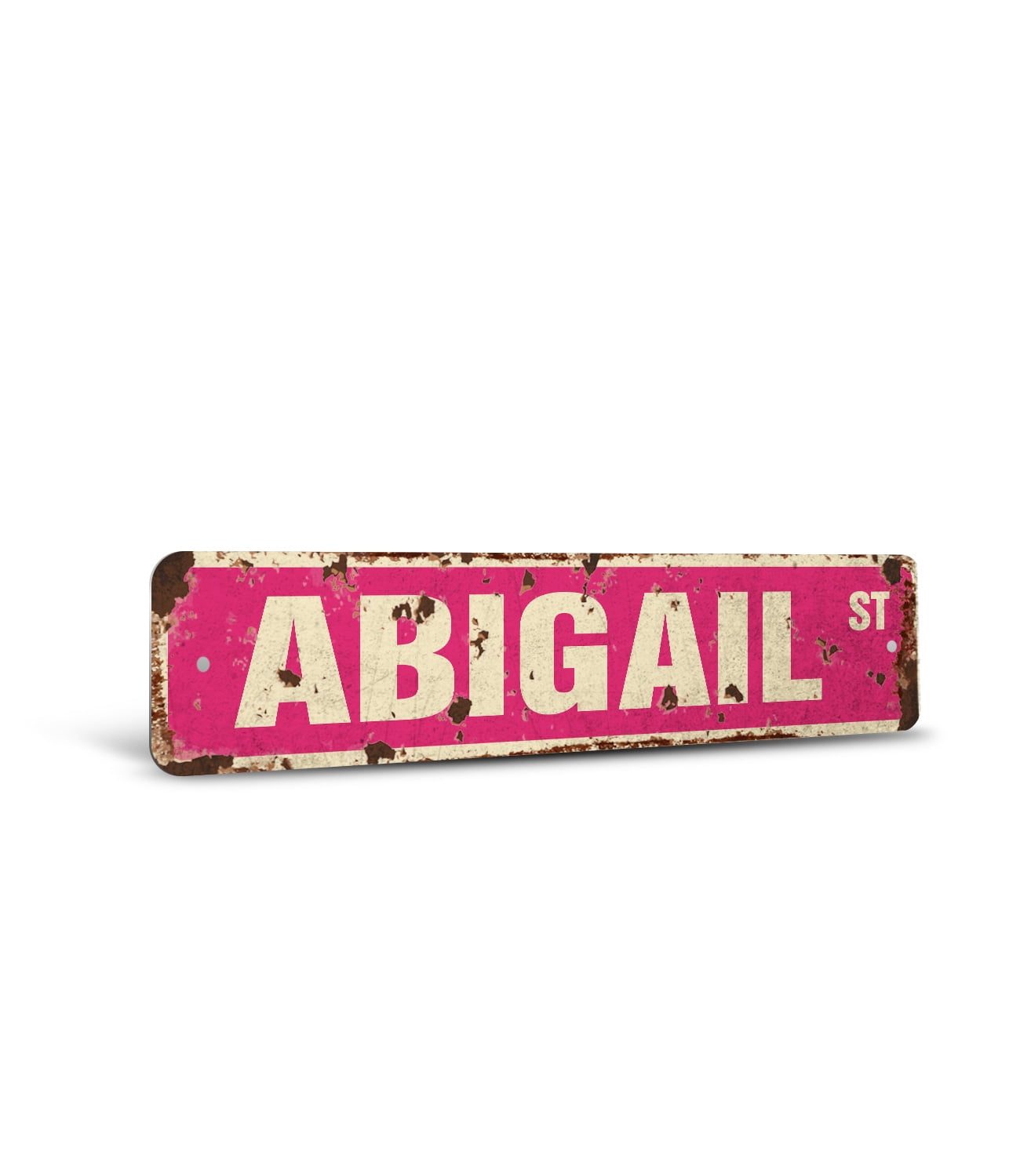 ABIGAIL Vintage Style Rustic Street Sign – Childrens Name Room Sign ...