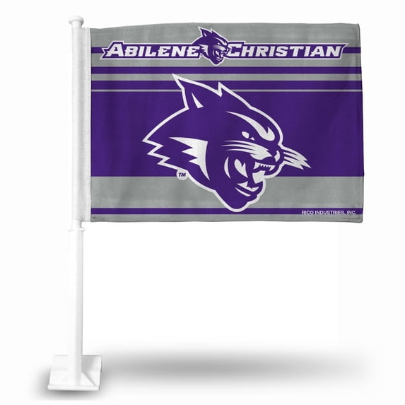 ABILENE CHRISTIAN CAR FLAG