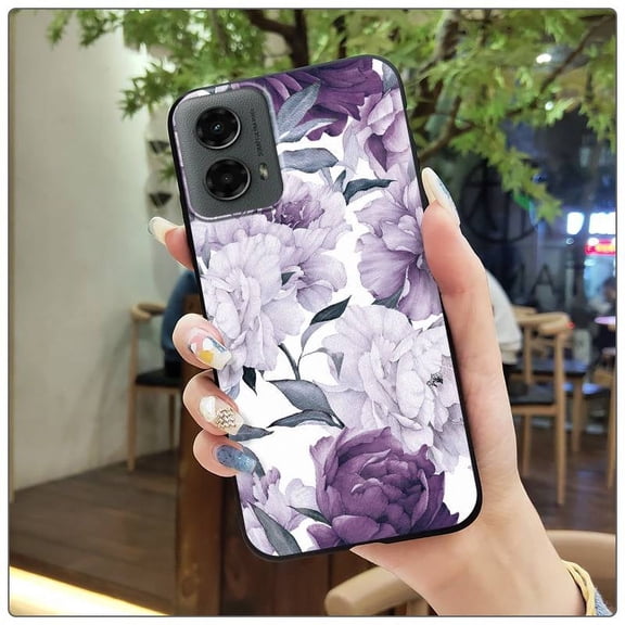 ABL-Phone Case For MOTO G 5G 2024, Shockproof TPU Waterproof Silicone Anti-dust Dirt-resistant Full wrap Cartoon Fashion Design Cute Cover Soft case Anti-knock protective Durable