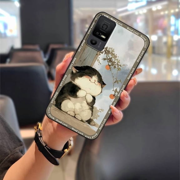 ABL-Phone Case For TCL 40XE 5G/40X 5G/40NxtPaper 5G, Cute Protective Waterproof Anti-knock Cartoon Fashion Design Full wrap Shockproof Anti-dust Animals Back Cover Phone Pouch TPU
