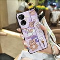 thumbnail image 1 of ABL-Phone Case For TCL 50 5G, Cute Lanyard Durable Fashion Design Ring Shockproof Silicone Kickstand Waterproof Soft case Anti-knock Wrist Strap Anti-dust Dirt-resistant Phone Holder, 1 of 9