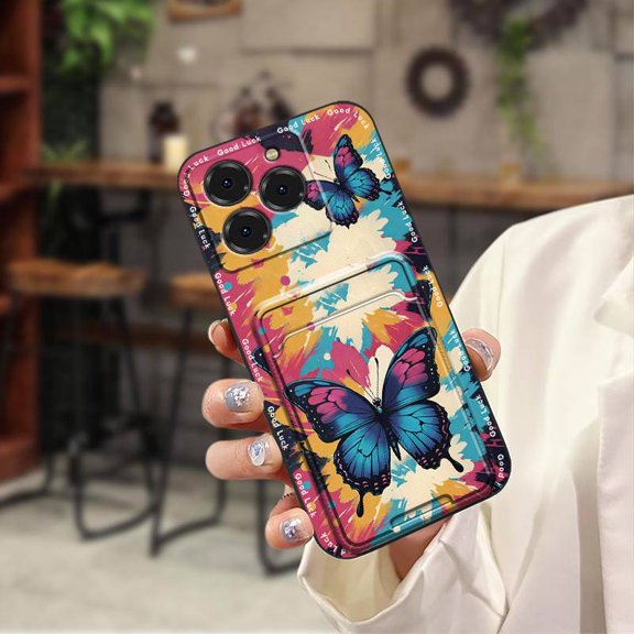 ABL-Phone Case For Ulefone Note20 Pro/Meizu Note21, protective Shockproof Card slot Back Cover Cover Dirt-resistant Cute Anti-dust Fashion Design Full wrap Waterproof TPU Durable Cartoon