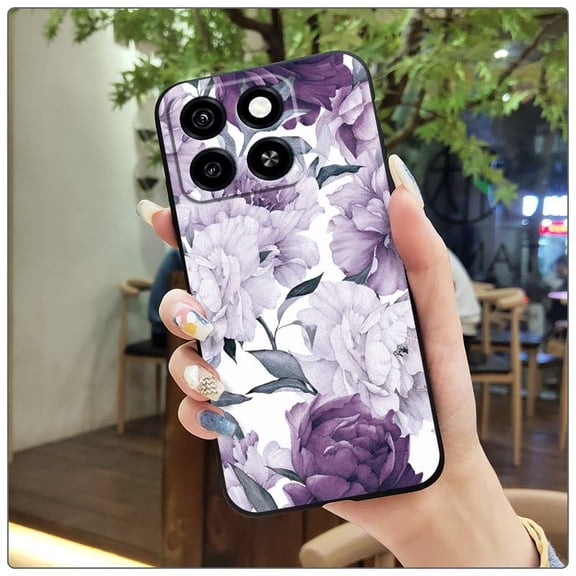 ABL-Phone Case For ZTE Blade A35/A55, Back Cover TPU Cartoon Soft case Anti-knock Dirt-resistant Cover Cute Fashion Design Durable Shockproof Waterproof Full wrap Silicone Anti-dust