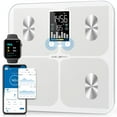 thumbnail image 1 of ABLEGRID Smart Accurate Digital Bathroom Scale with Bluetooth App, White, 400lb Capacity, 1 of 10