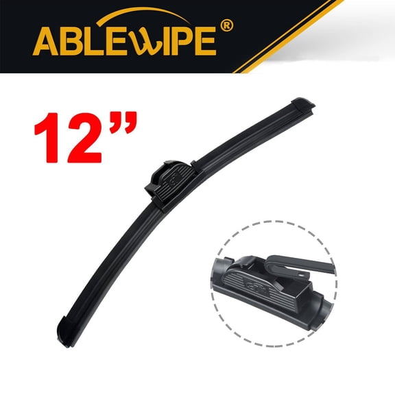 ABLEWIPE 12 in Rear Wiper Blade Fit For Mazda GLC Wagon 1979-1980, Bracketless Wiper Replacement For Car Rear Window (Pack of 1), Y14U7G3S