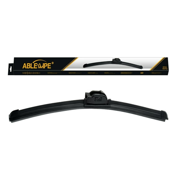 ABLEWIPE 18" Windshield Wiper Blades All Season Premium Wiper Blade, Pack of 1 for Car Front Window Driver, Passenger or Rear, J U HOOK Wiper Arm, Car Windshield