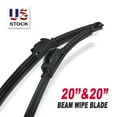 thumbnail image 1 of ABLEWIPE 20"+20" Fit For ISUZU NQR 2005 Windshield Wiper Blades, Set of 2, Driver & Passenger, Front Left Right, AW11153J2, 1 of 2