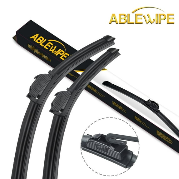 ABLEWIPE 21"&21" Windshield Wiper Blades Fit For Dodge Durango 2002 21 Inch + 21 Inch Replacement For Car Window, Pack of 2, AP5592MN