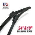 thumbnail image 1 of ABLEWIPE 24" 19" Windshield Wiper Blades Fit For VW Jetta 2005, Set of 2 for car front Window, ModelLW5934, 1 of 7
