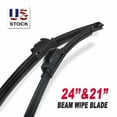 thumbnail image 1 of ABLEWIPE 24"&21" Fit For Lexus RX300 2003-2000 Windshield Beam Wiper Blades J/U, 1 of 6