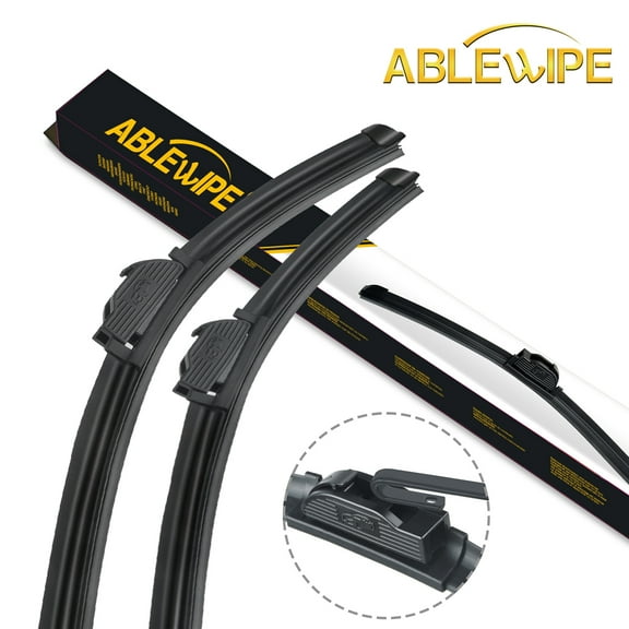 ABLEWIPE 26"&18" Windshield Wiper Blades Fit For KIA Optima 2019 26 Inch + 18 Inch Replacement For Car Window, Pack of 2, AP6333MN