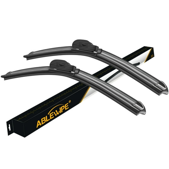 ABLEWIPE 26"+26" Windshield Wiper Blades Fit For Mercedes Benz CLS550 2008 For Car Front Window, Driver Passenger, Pack of 2 P&H