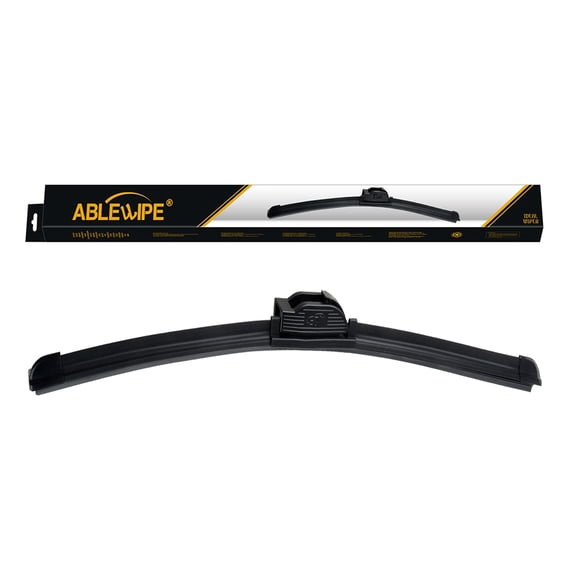 ABLEWIPE 26" Windshield Wiper Blade for car Window, All Season Premium Wiper, Driver, Passenger, Rear, Set of 1, for J U HOOK Wiper Arm