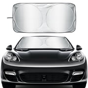 ABLEWIPE Car Widshield Sun Shade Fit for Hyundai Veloster 2012-2026 - 64 x 34 inches UV Protection, Foldable