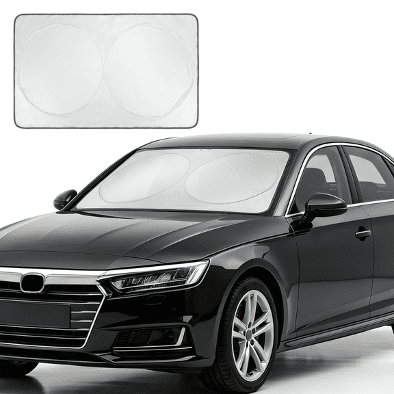 ABLEWIPE Car Widshield Sun Shade Fit for Kia Forte 2019-2025 - 55x27.6 inches UV Protection, Foldable