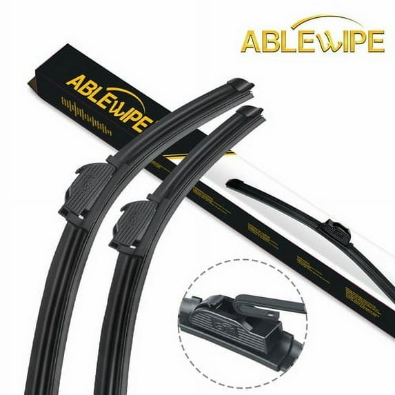 ABLEWIPE Fit For GMC Canyon 2012-2004 All Season Windshield Wiper Blades 22" 19"
