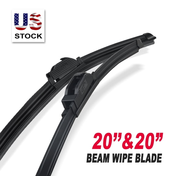 ABLEWIPE Fit For HONDA CRX 1990-1991 20"&20" Beam Front Windshield Wiper Blades, ModelLW0325