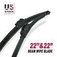 thumbnail image 1 of ABLEWIPE Front Left 22" Right 22" Fit For Land Rover Range Rover Sport 2008 Windshield Wiper Blades, Set of 2, Driver & Passenger, AW12946T3, 1 of 7