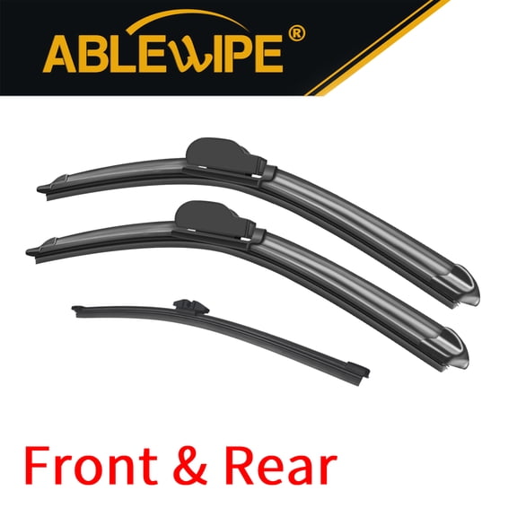 ABLEWIPE Front & Rear Windshield Wiper Blades Fit For BMW X5 2007-2012, Set of 3, Front Wiper Blades and Rear Wiper, Y22C936S