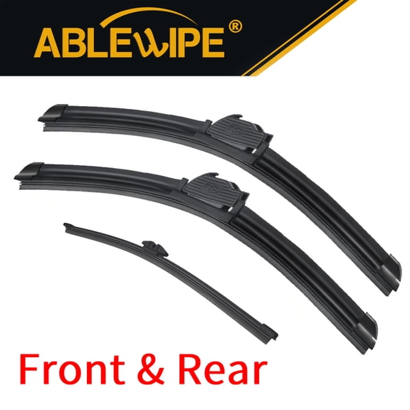 ABLEWIPE Front & Rear Windshield Wiper Blades Fit For Ford Expedition 2022-2018, Set of 3, Front Wiper Blades and Rear Wiper, Y25C8F3G