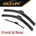 thumbnail image 1 of ABLEWIPE Front & Rear Windshield Wiper Blades Fit For Kia Forte5 2014-2018, Set of 3, Front Wiper Blades and Rear Wiper, Y22C8B1G, 1 of 8