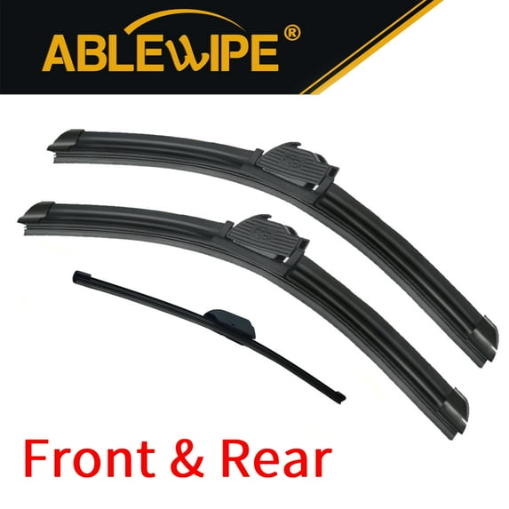 ABLEWIPE Front & Rear Windshield Wiper Blades Fit For Kia Forte5 2014-2018, Set of 3, Front Wiper Blades and Rear Wiper, Y22C8B1G