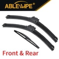 thumbnail image 1 of ABLEWIPE Front & Rear Windshield Wiper Blades Fit For Mazda CX-3 2020-2016, Set of 3, Front Wiper Blades and Rear Wiper, Y28C8S5G, 1 of 8