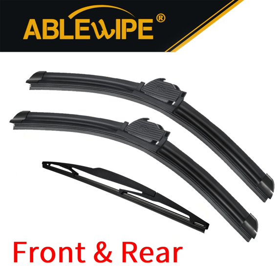 ABLEWIPE Front & Rear Windshield Wiper Blades Fit For Nissan ARIYA 2023, Set of 3, Front Wiper Blades and Rear Wiper, Y210C8L7G