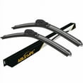 thumbnail image 1 of ABLEWIPE Hybrid Windshield Wiper Blades 24" + 19" Car Front Window J HOOK Blade (Set of 2), ModelLW3792, 1 of 6