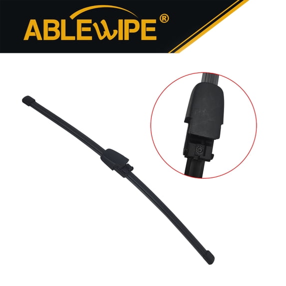ABLEWIPE Rear Windshield Wiper blade Fit For Volkswagen Rabbit 2009-2006, Set of 1, 13V
