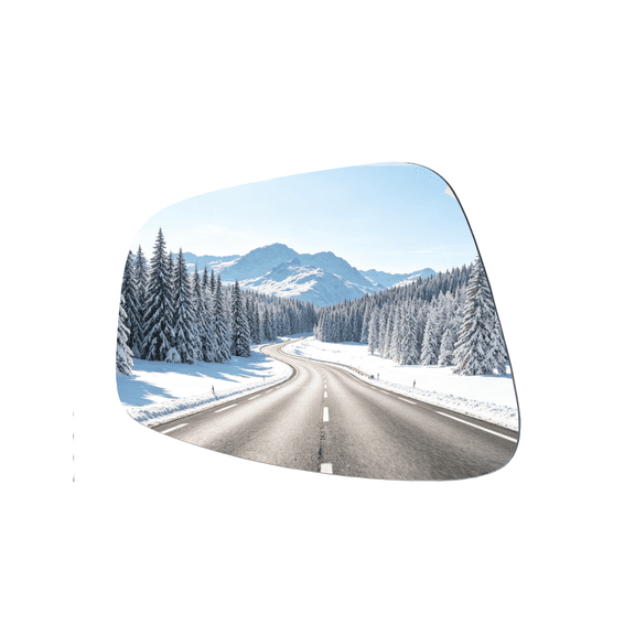 ABLEWIPE Right Rearview Mirror Glass Fit for Volkswagen Beetle 2013 Fender, Exterior Mirror Glass Heated Power Passenger, Set of 1