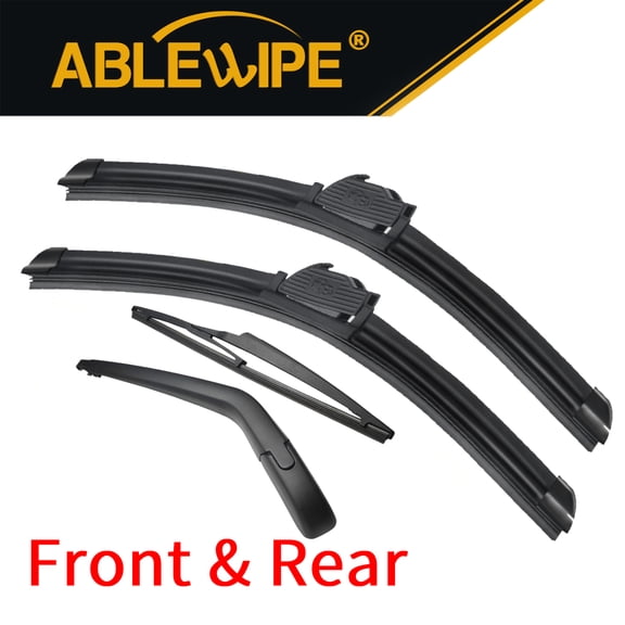 ABLEWIPE Windshield Wiper Blades Replacement for Scion xA 2004-2006, Quality Front Rear Wiper Blade with Rear Arm, 24"+16"+12"+13" (Set of 4),Y07W9N5W