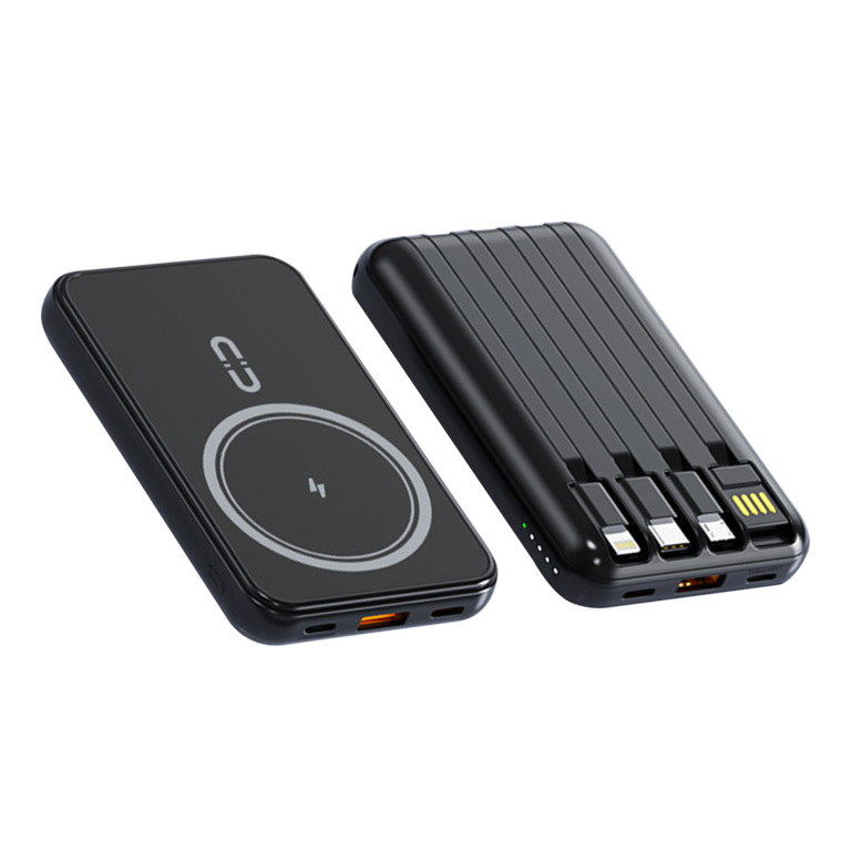 ABLINK Portable Magnetic Charger with Built-in Cables
