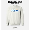 thumbnail image 1 of ABM Industries Co Logo Blk Corporate Branding Business Professional Wear Sweatshirt, for men & women, up to size 5XL, 1 of 3