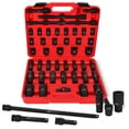 thumbnail image 1 of ABN 1/2" Inch Drive Metric Master Deep & Shallow Impact Socket 43-Piece Set 9mm to 30mm with Extensions & Swivel Joint, 1 of 2