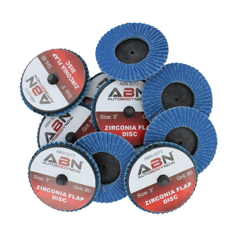 3 Quick Change Flap Discs Type R 60 Grit Zirconia LVA