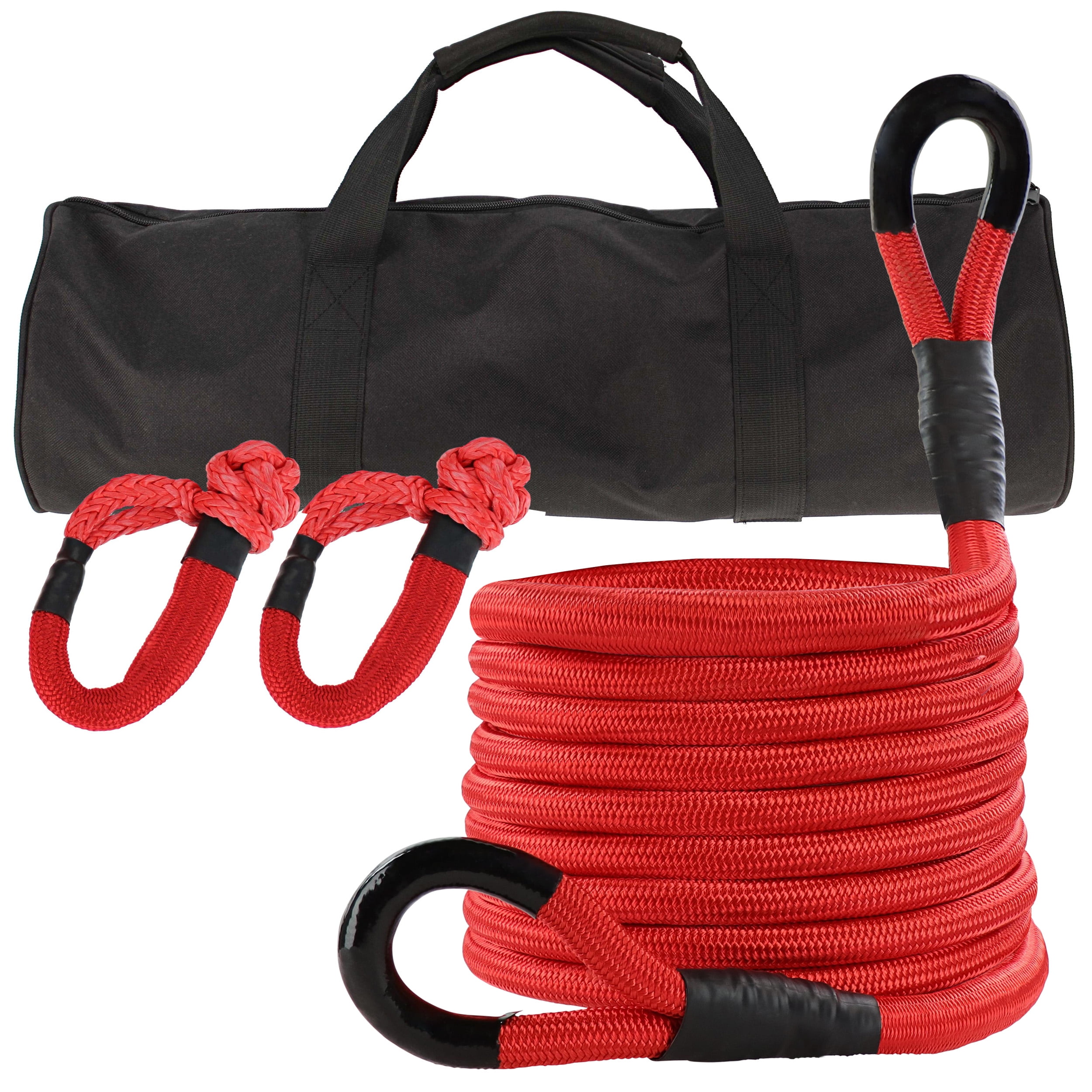 ABN 7/8inx30ft Tow Rope Recovery Strap and Soft Shackle