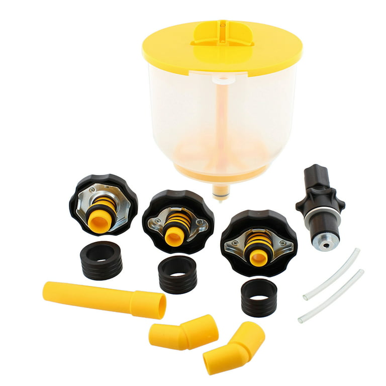 ABN AC Radiator Funnel Fill Kit - Spill Proof Coolant Flush Set No Spill  Bleeder