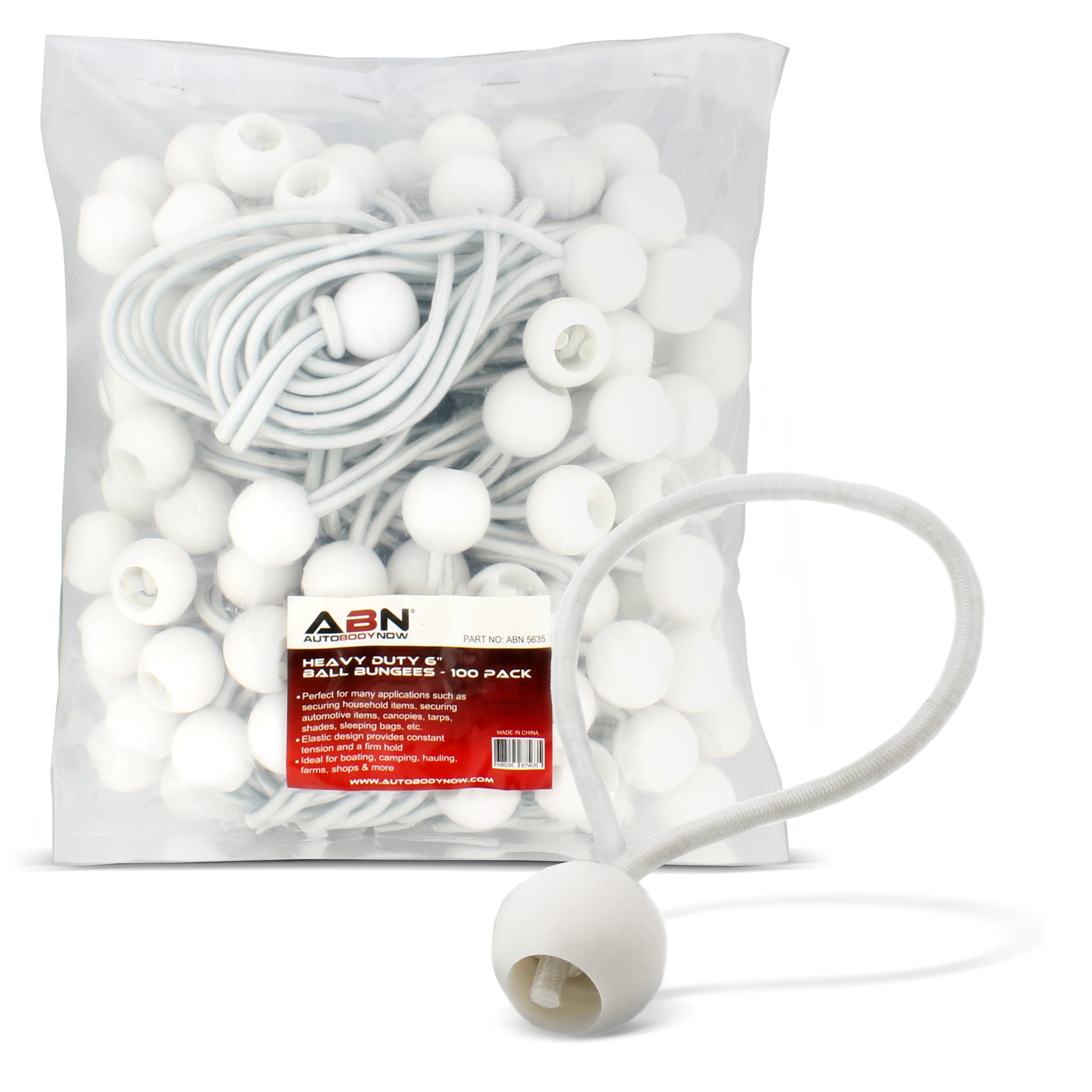 4 Balls Bungee Cords, 30Pcs Elastic Tarp Tie Downs(Orange/White
