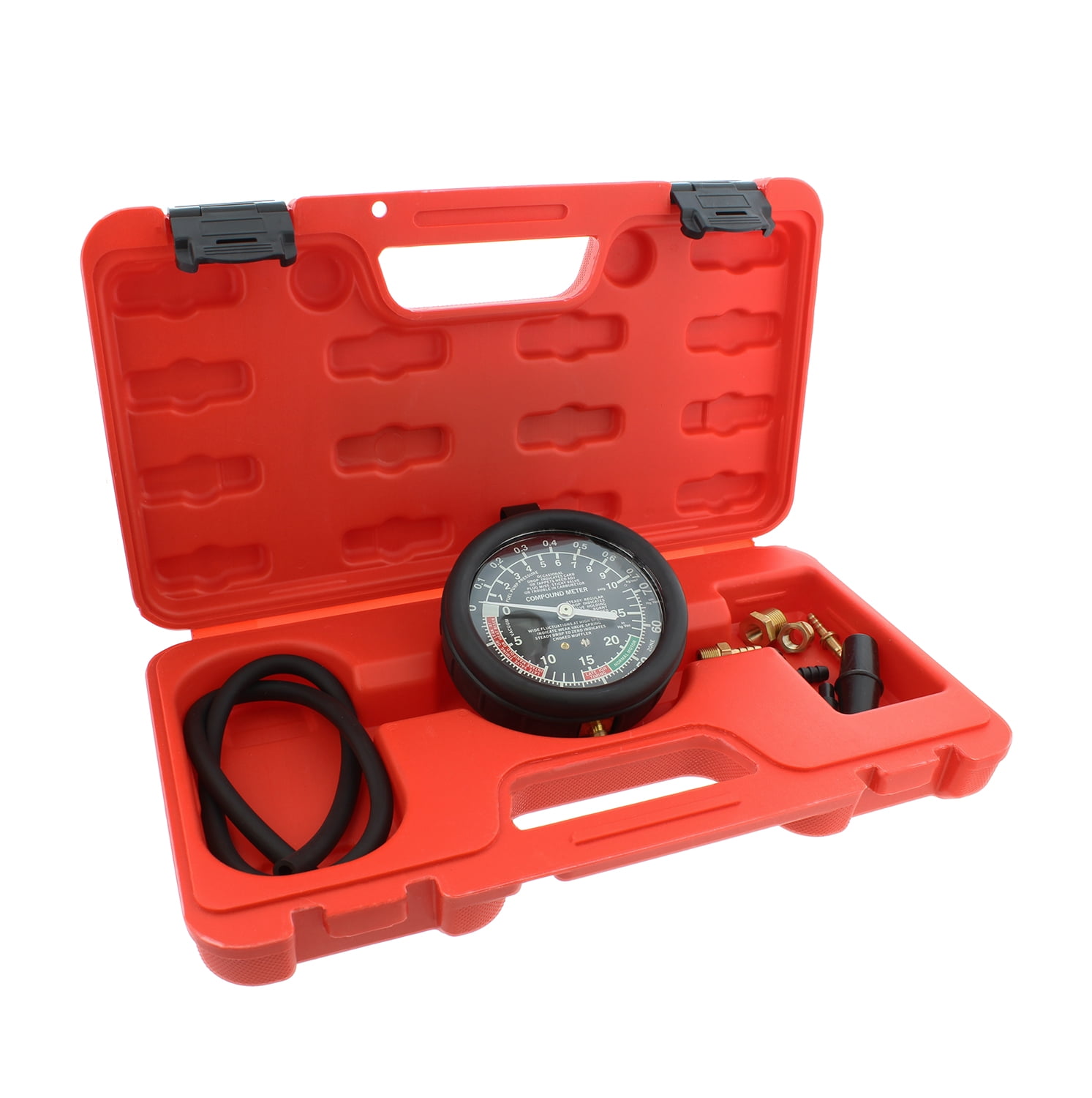 ABN Compression Tester and Adapter - 14 and 18mm Automotive Compression  Gauge