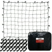 ABN Cargo Net with Nylon Hooks 72" x 96" for Trailers Pickup Trucks Rooftops