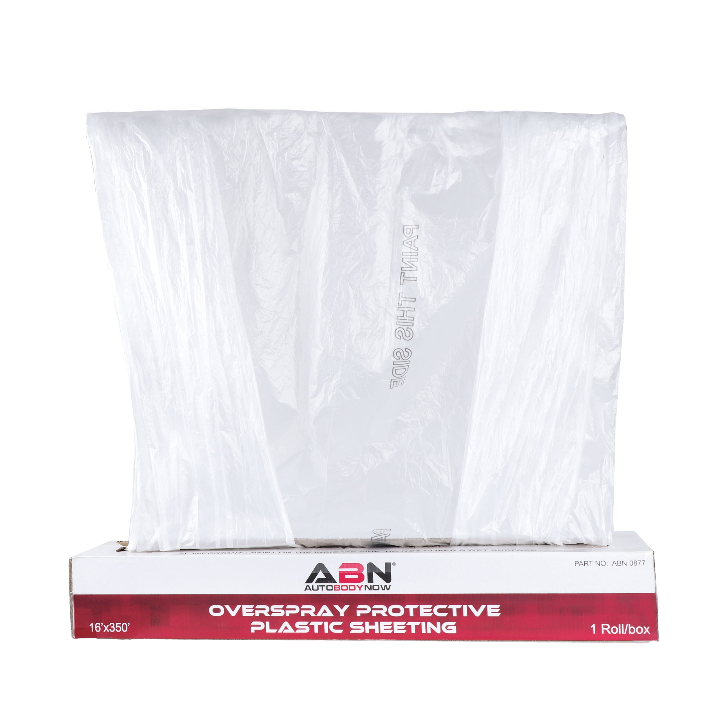 ABN Clear Plastic Sheeting 10 Micron 16’ x 350’ Feet Transparent Film